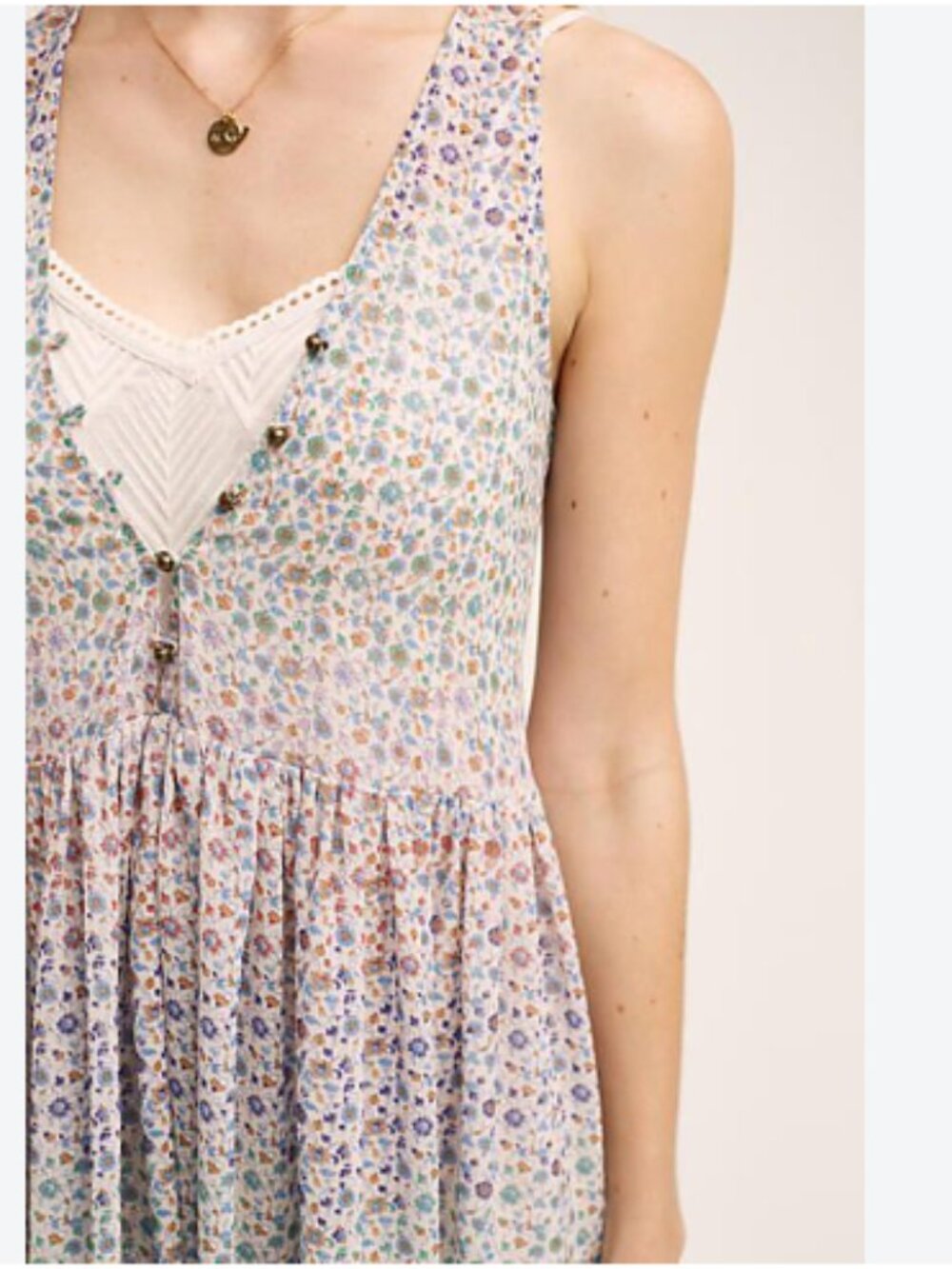 Maeve Anthropologie Violetta Dress in Mauve Motif – Size Small - Picture 5 of 12